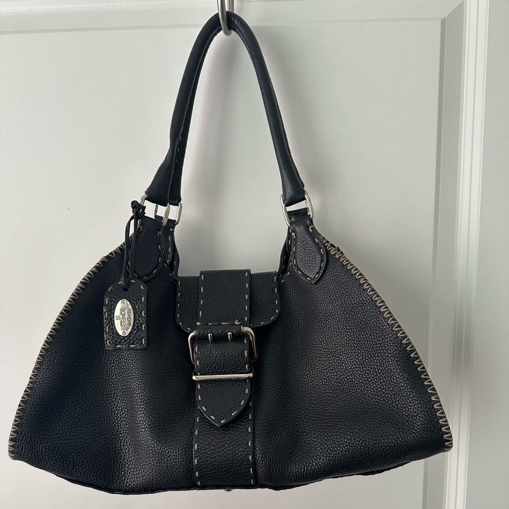 Fendi Leather Vintage Selleria Purse